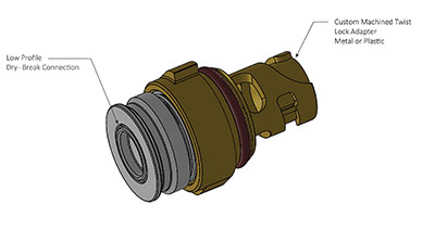 Safeway-custom-quick-disconnect-oil-change-adapter-插图