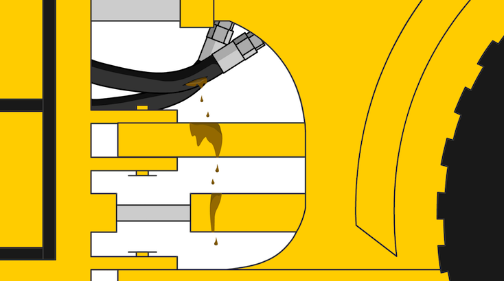 卡尔堤克液压软管漏水